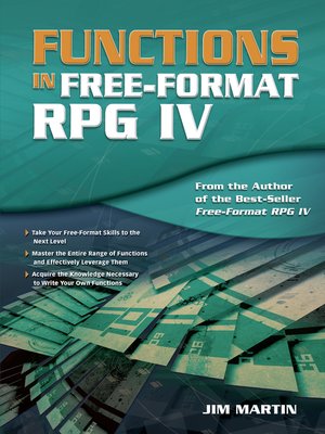 cover image of Functions in Free-Format RPG IV
